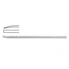 Cottle Osteotome Curved Stainless Steel, 18.5 cm - 7 1/4" Blade Width 6.0 mm